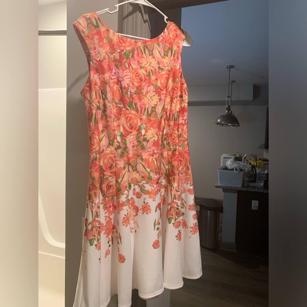 Fit and Flare Floral Dress, perfect for summer!